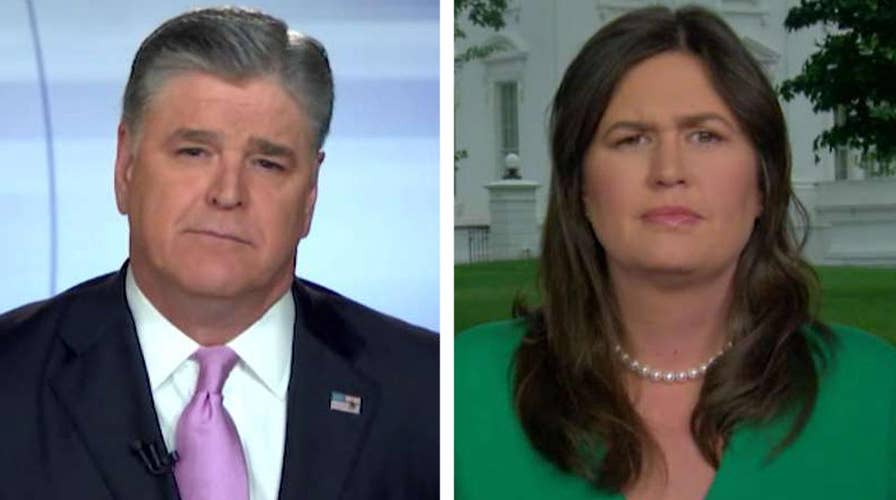 Sarah Sanders: Trump is way out of Jim Acosta's league