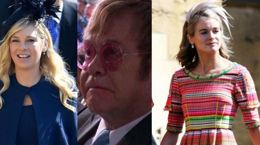 Royal Wedding: Celebrities, Harry’s exes, and Elton’s frown