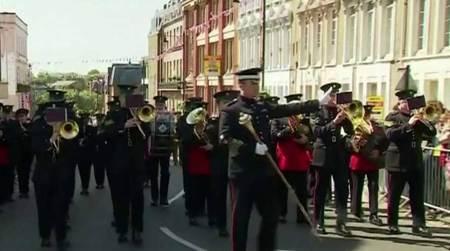 A look at the British military rehearsal for royal wedding