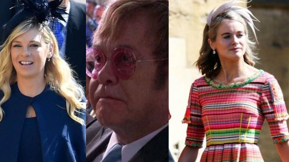 Elton John Caught Frowning During Meghan Markle Prince Harry S