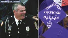 Officer gets standing ovation at graduation for stopping school shooting