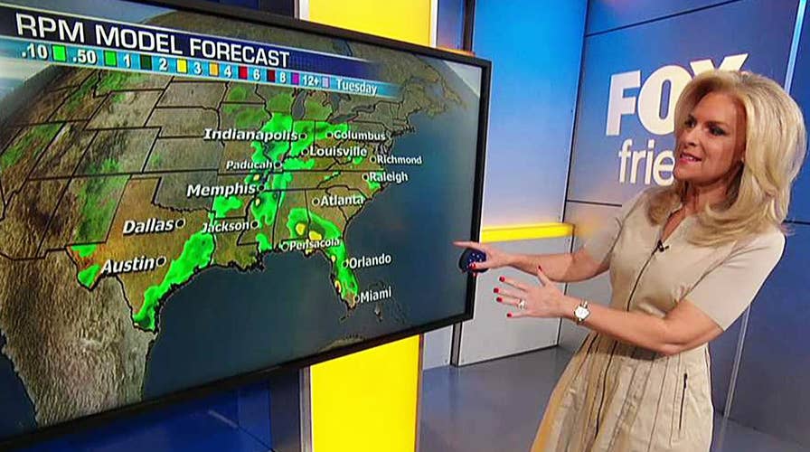 National forecast for Monday, May 21