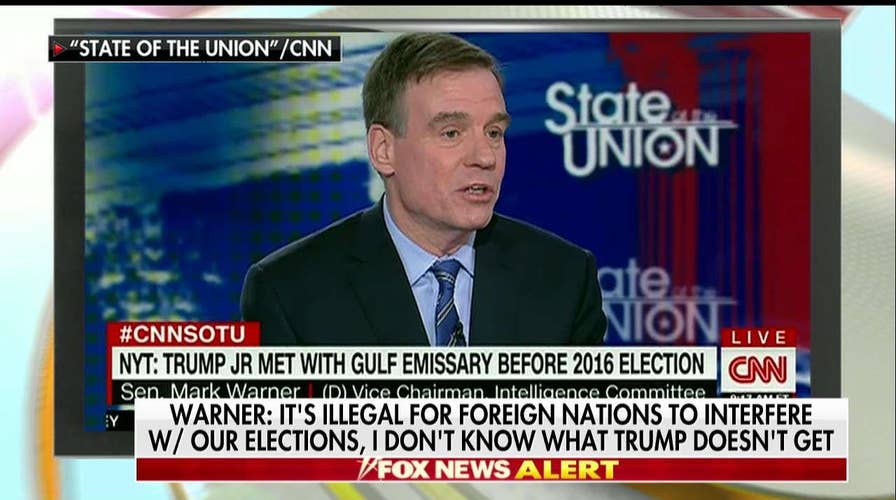 Warner Says Foreign Interference in US Election Is Illegal