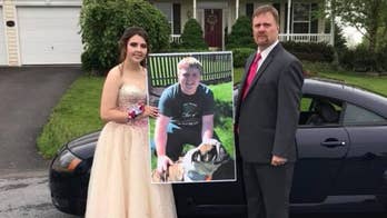 Dad takes late son's girlfriend to prom after teen dies in car crash