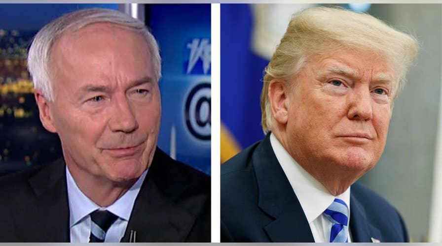 Border security on the menu as Trump dines with governors