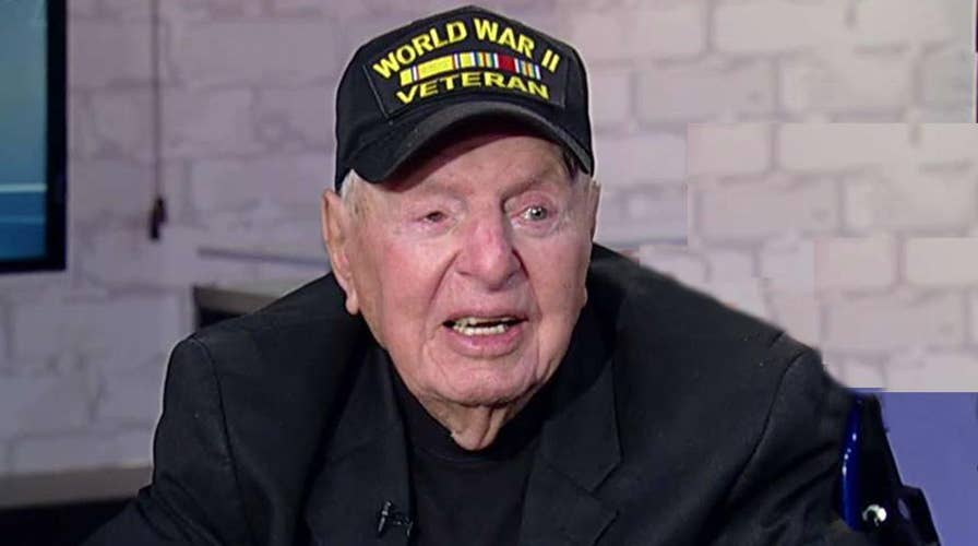 WWII veteran Sidney Walton on 'Fox & Friends First.'