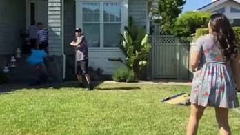 Gender reveal goes wrong when baseball smacks grandfather in the face