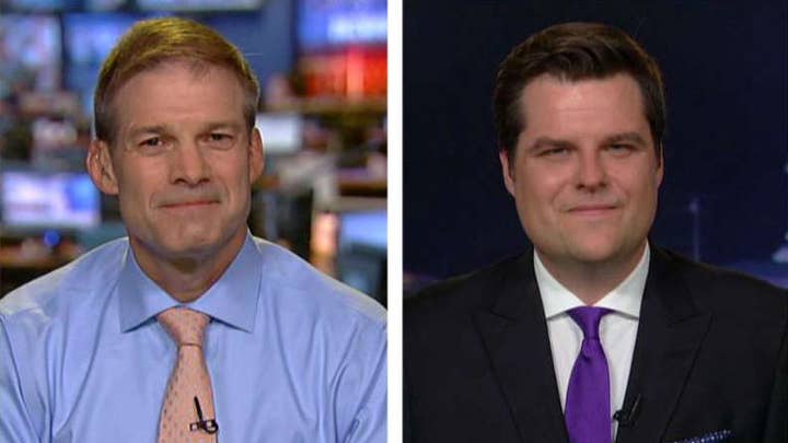 Reps. Jordan, Gaetz on demand for second special counsel