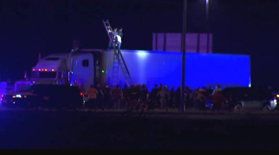 Tractor filled with 92 illegal immigrants found in Texas