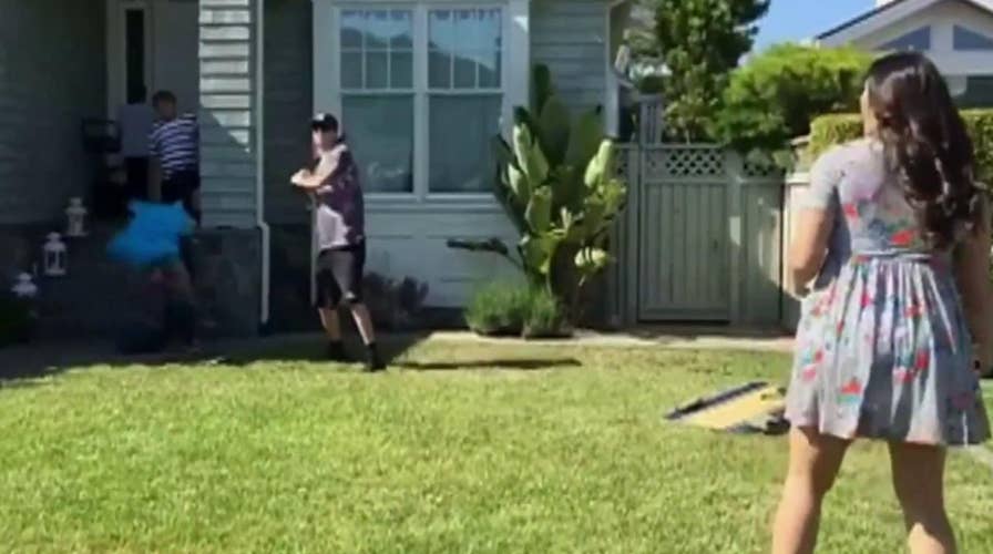 Hilarious video: Gender reveal goes wrong for grandfather-to-be