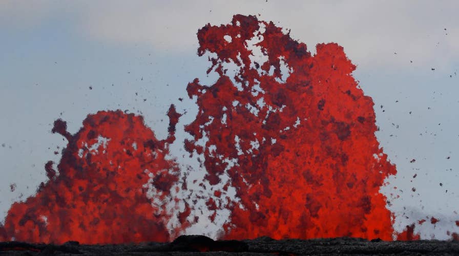 Lava fissures threatening major Hawaiian power plant 