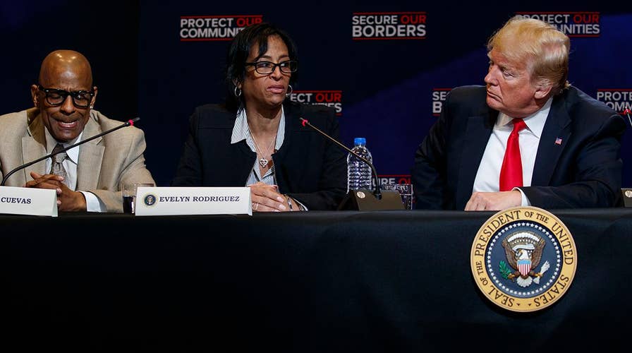 Trump gets progress report on MS-13 crackdown on Long Island