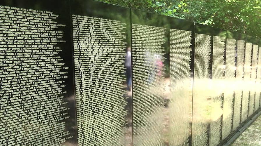 Traveling memorial wall honors fallen veterans