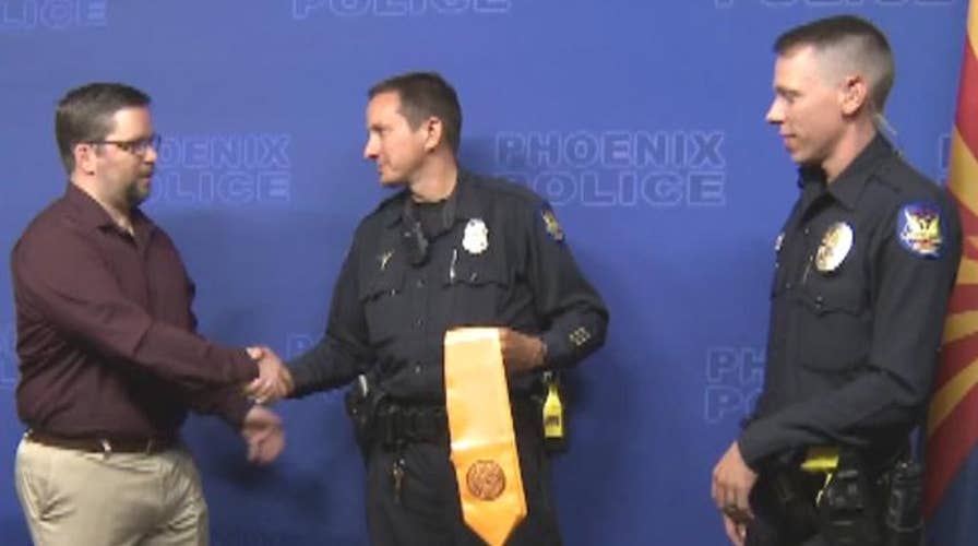 Veteran thanks officers who talked him down from suicide