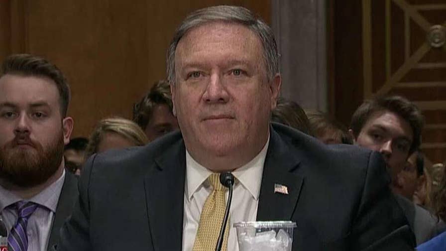 Secretary of State Pompeo reads President Trump's letter to Kim Jong Un.