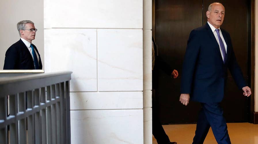 Dems angered Kelly, Flood attended start of Russia briefings