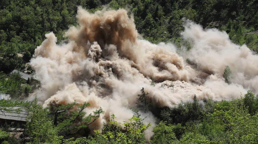 Watch: North Korea destroys alleged nuclear test site