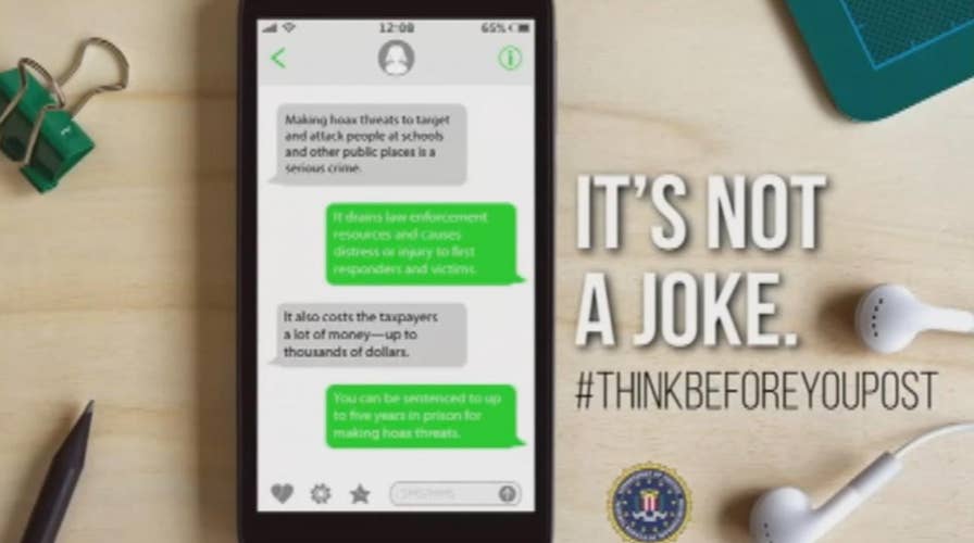 FBI launches campaign against posting fake threats