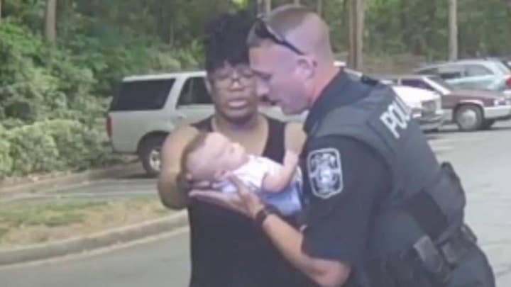Video shows Georgia officer saving baby using CPR