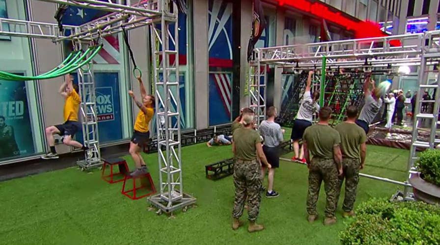 Fleet Week: Bonefrog Challenge's mud run obstacle course