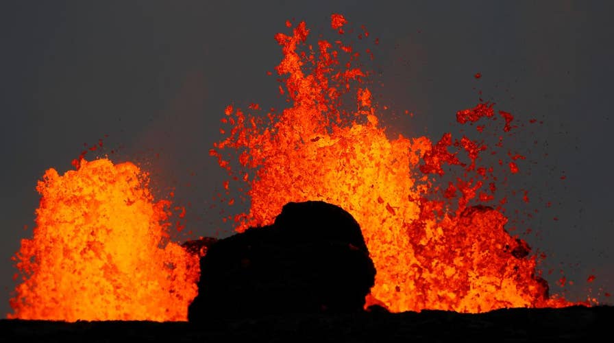 Hawaii volcano lava crosses onto geothermal plant's property