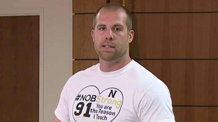 Hero teacher speaks out after saving lives