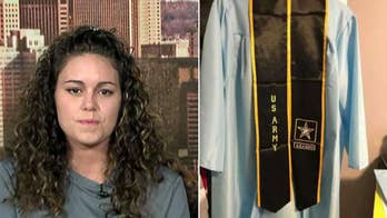 Pennsylvania teen told she can't graduate in Army sash because it 'didn't match school colors'