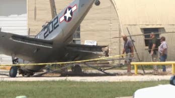 World War II-era plane crashes in Kansas after Memorial Day flyover