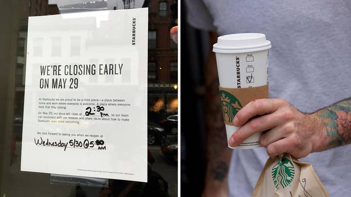 Starbucks to close stores for racial-bias training