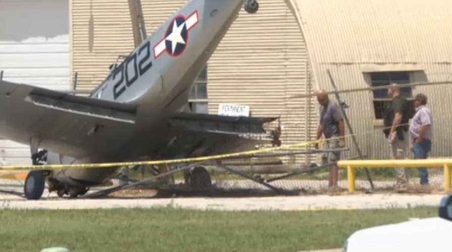 World War II-era plane crashes after Memorial Day flyovers