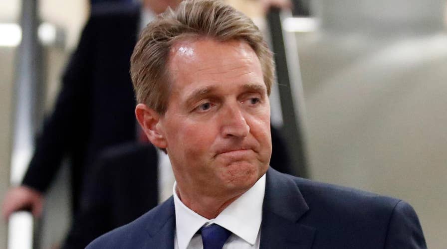 Jeff Flake won't rule out White House run against Trump