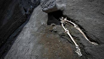 Dramatic volcano death: Huge flying stone crushed man in Pompeii, archaeologists discover