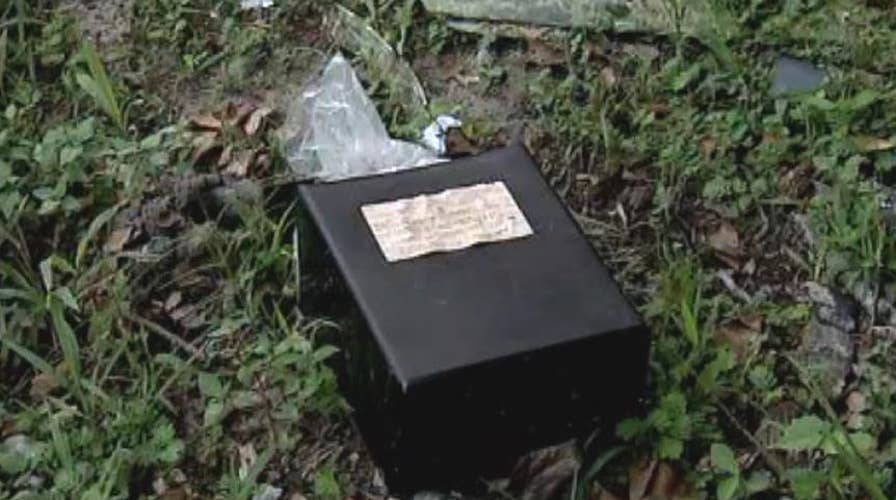 Houston woman finds human ashes on the side of the road