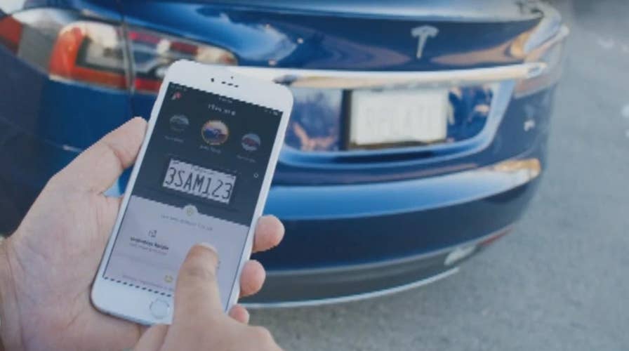 License plates going digital in California