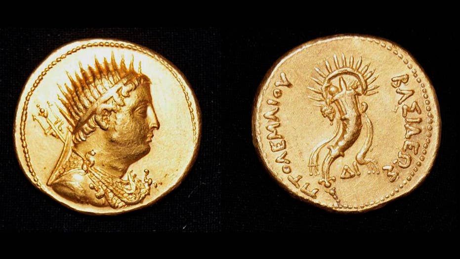 2 200 Year Old Gold Coin Discovered In Egypt Fox News Year Old Gold Coin Discovered In Egypt