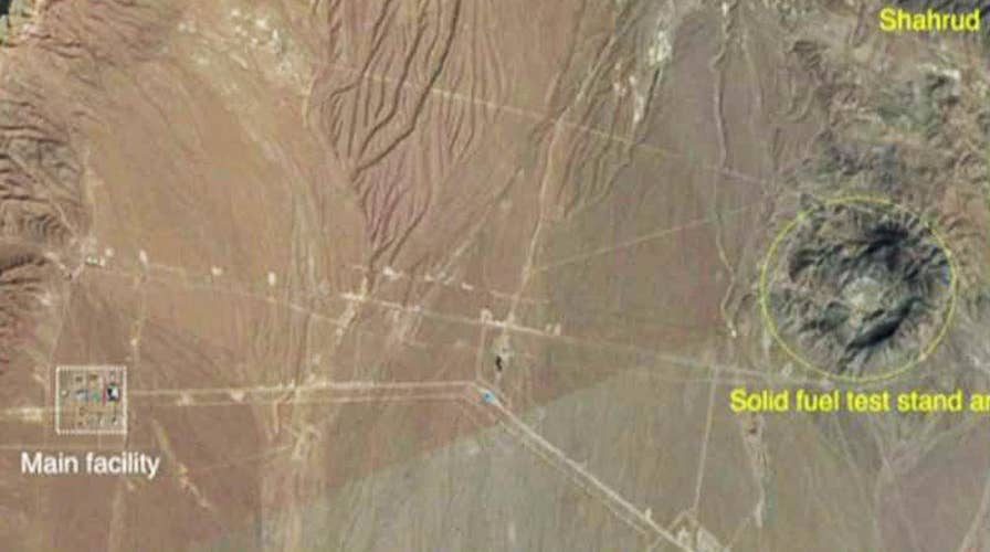 Drone spots secret Iranian ballistic missile facility