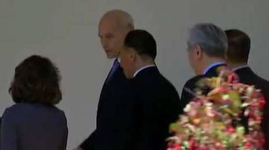 North Korea's Kim Yong Chol arrives at White House