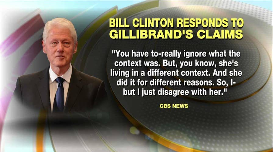Clinton Responds to Gillibrand's Claims