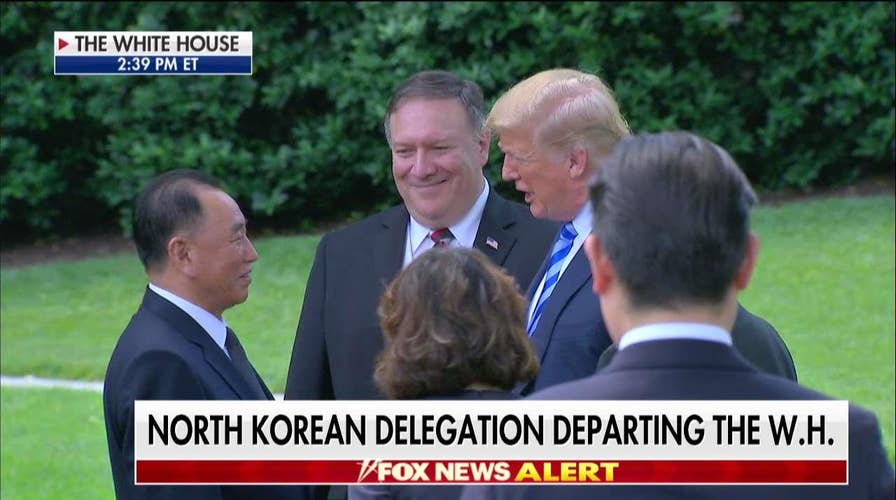 Trump Reacts to Meeting With Korean Spy Chief