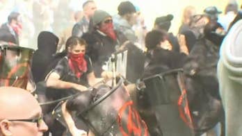 Violence breaks out as Antifa, Patriot Prayer clash at dueling rallies