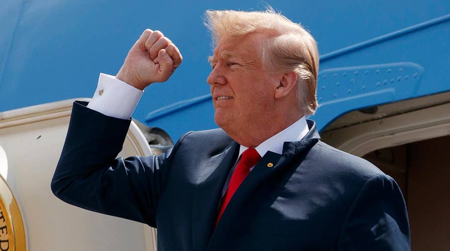 Trump begins 500th day in office by reigniting powers debate