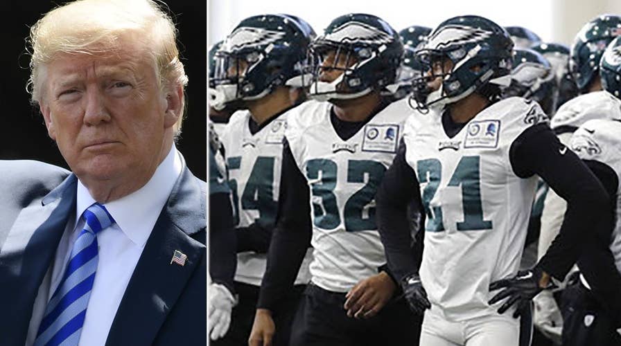Trump disinvites NFL's Philadelphia Eagles to White House