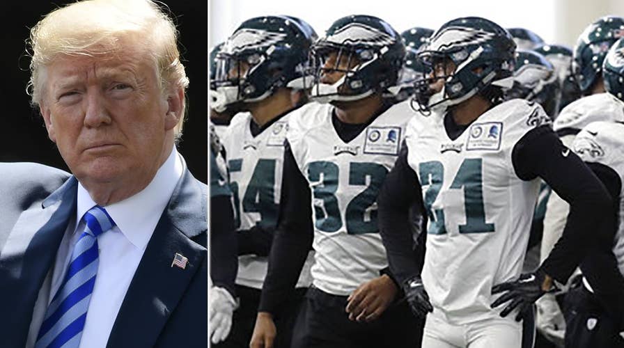 Trump disinvites NFL's Philadelphia Eagles to White House