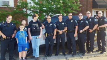 Arkansas cops, firefighters surprise teen with autism at birthday party after only 3 people attend