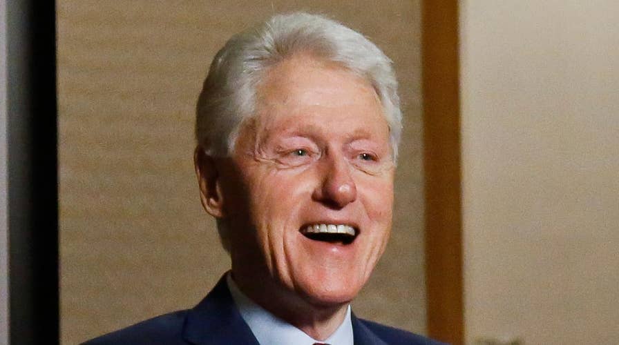 Bill Clinton admits he 'got hot under the collar'
