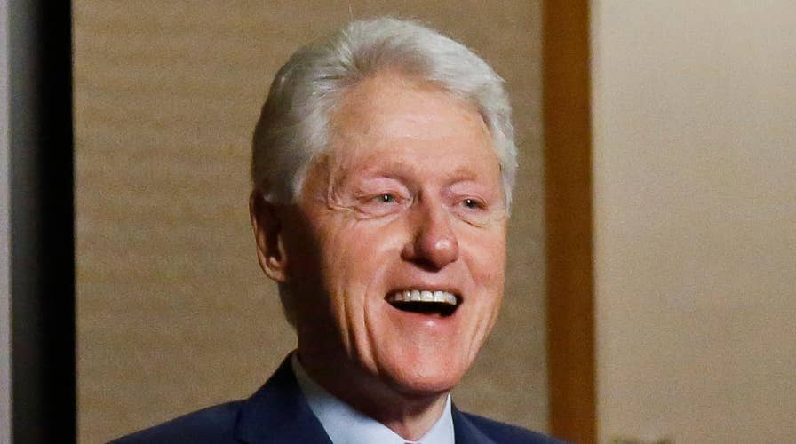 Bill Clinton admits he 'got hot under the collar'