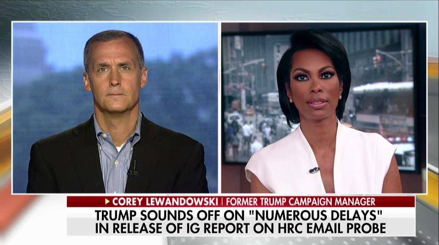 Lewandowski Backs Trump's Questioning of 'Delayed' IG Report on Clinton Emails