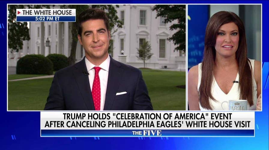 Jesse Watters Talks Eagles at White House
