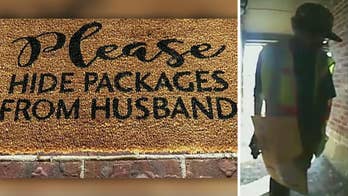 Amazon delivery man captured following doormat's instruction to 'hide packages from husband'