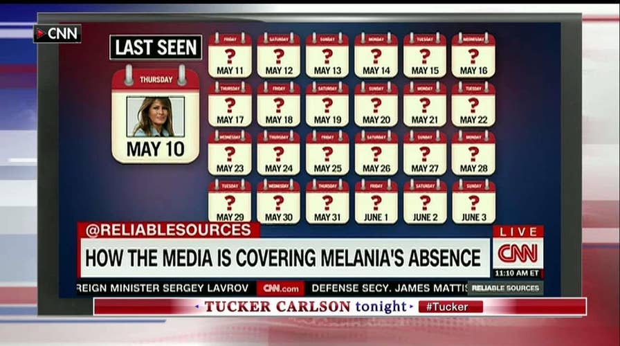 Tucker: Liberal Media Hyping Melania Trump's Absence